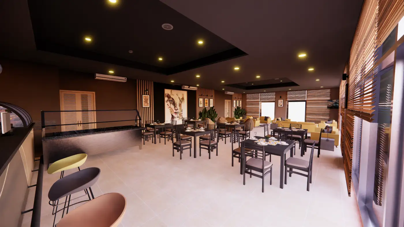 Royal Park Restaurant. Nua Architect, Archt. Nishan Ubhaya Kumara. CHARTERED ARCHITECT B.Arch