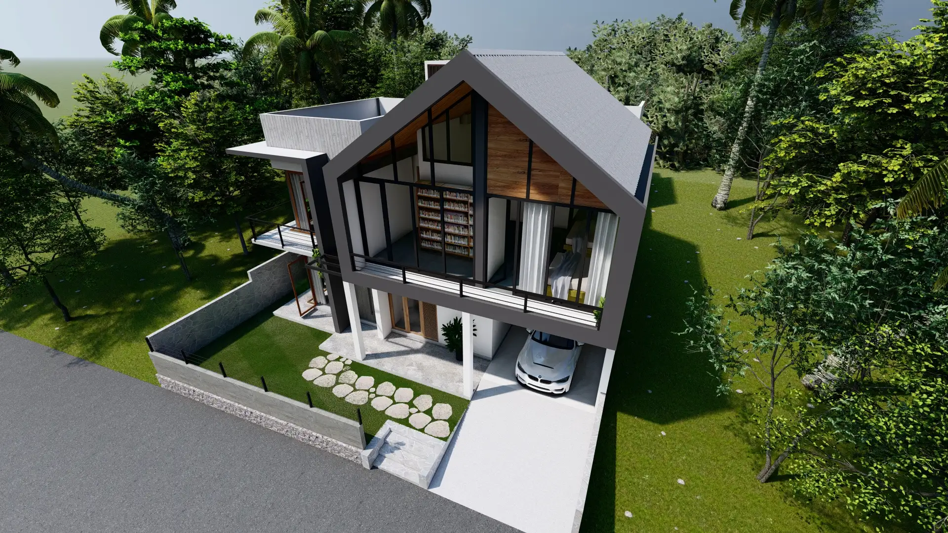 Gelioya House Design. Nua Architect, Archt. Nishan Ubhaya Kumara. CHARTERED ARCHITECT B.Arch