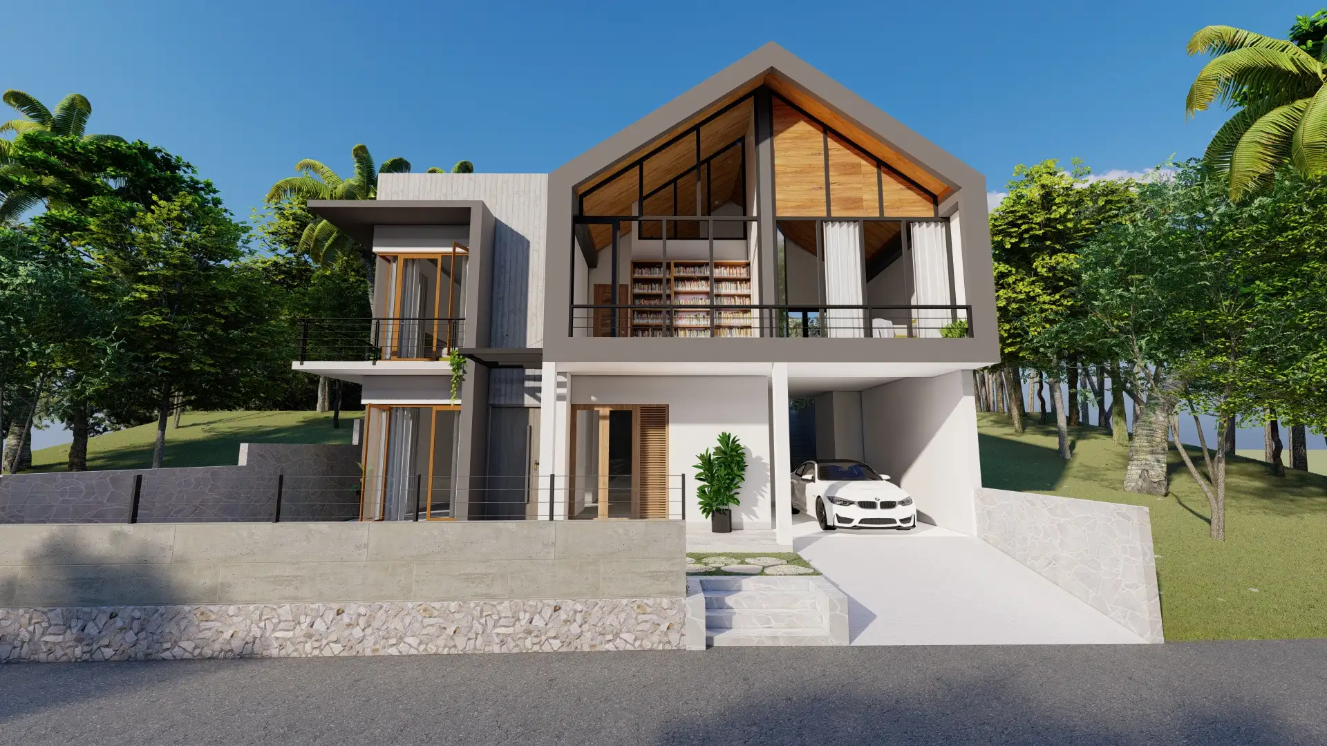 Gelioya House Design. Nua Architect, Archt. Nishan Ubhaya Kumara. CHARTERED ARCHITECT B.Arch
