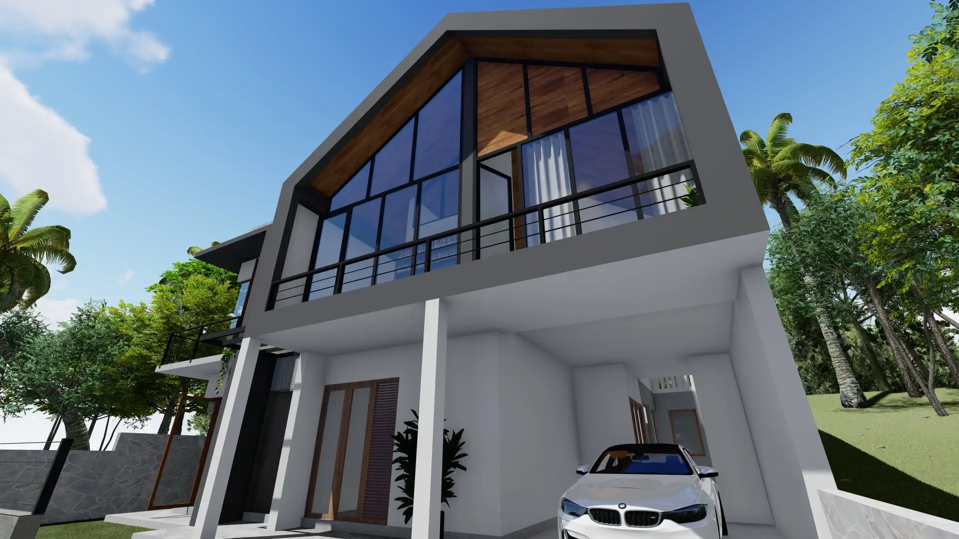 Gelioya House Design. Nua Architect, Archt. Nishan Ubhaya Kumara. CHARTERED ARCHITECT B.Arch