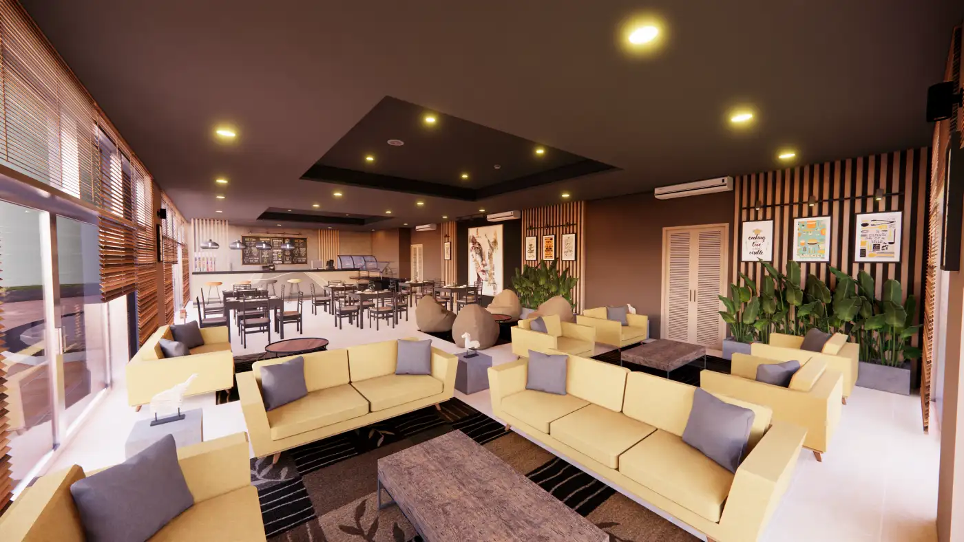 Royal Park Restaurant. Nua Architect, Archt. Nishan Ubhaya Kumara. CHARTERED ARCHITECT B.Arch