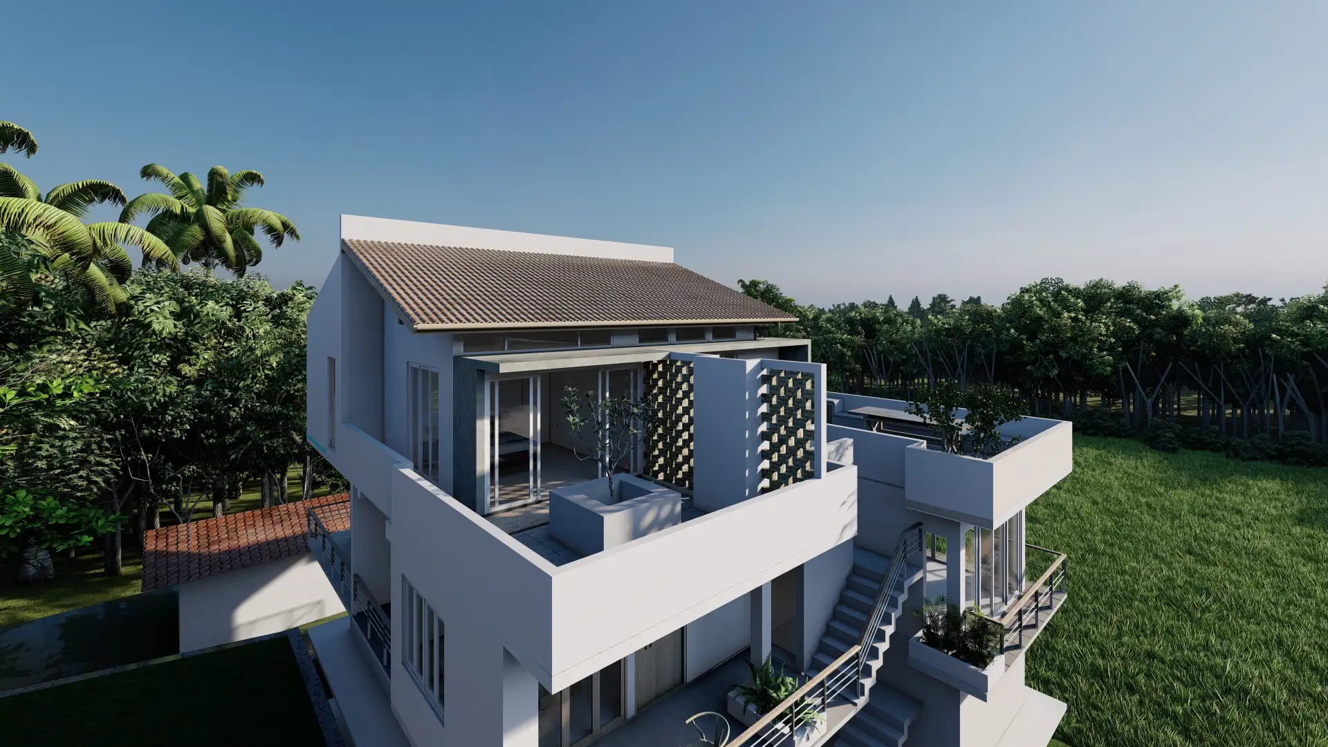 Malabe House Design. Nua Architect, Archt. Nishan Ubhaya Kumara. CHARTERED ARCHITECT B.Arch